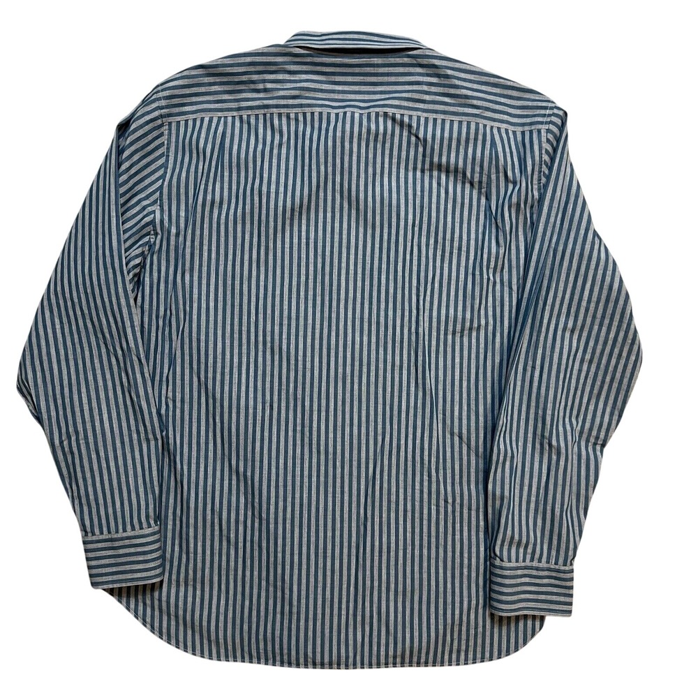 Bonobos Mens Button Down Shirt Size XXL Gray Striped Slim Fit Long Sleeve Cotton - Picture 3 of 5